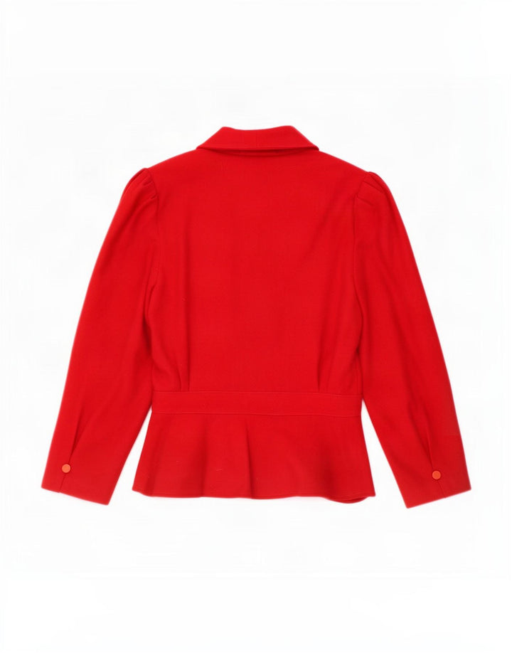 Jaqueta Blazer Class Feminina com Trespassado Duplo IT 44 Médio Vermelho