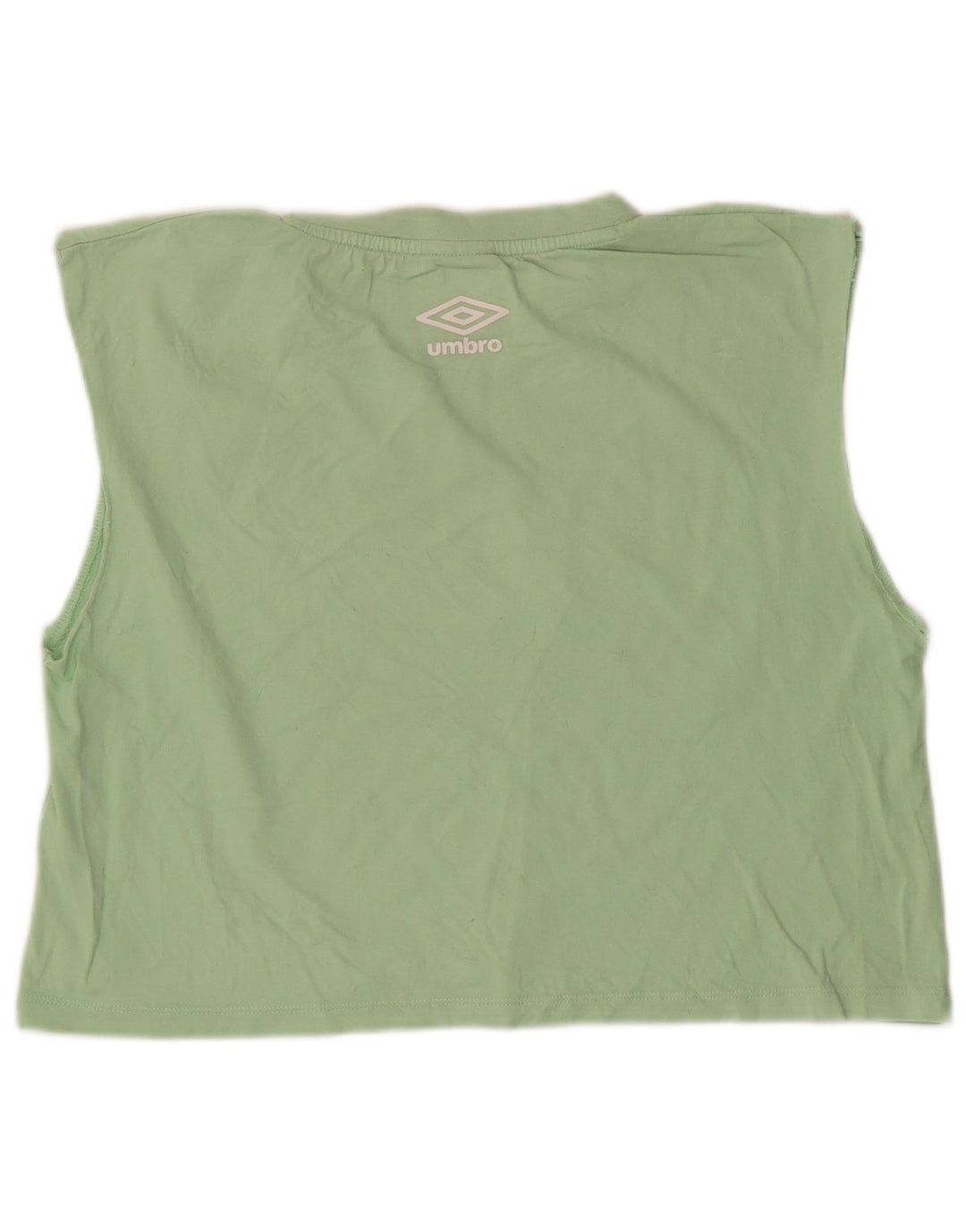 Umbro Womens Crop Graphic Vest Top Reino Unido 14 Grande Verde