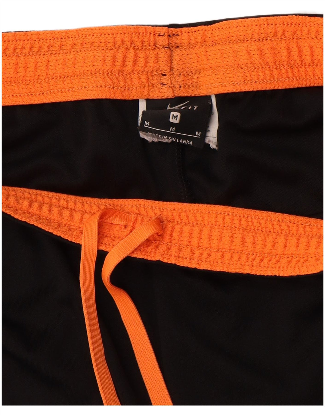 Shorts esportivos masculinos Nike Dri Fit médio preto colorblock
