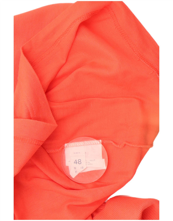 SERGIO TACCHINI Camisa Polo Masculina IT 48 Algodão Laranja Médio