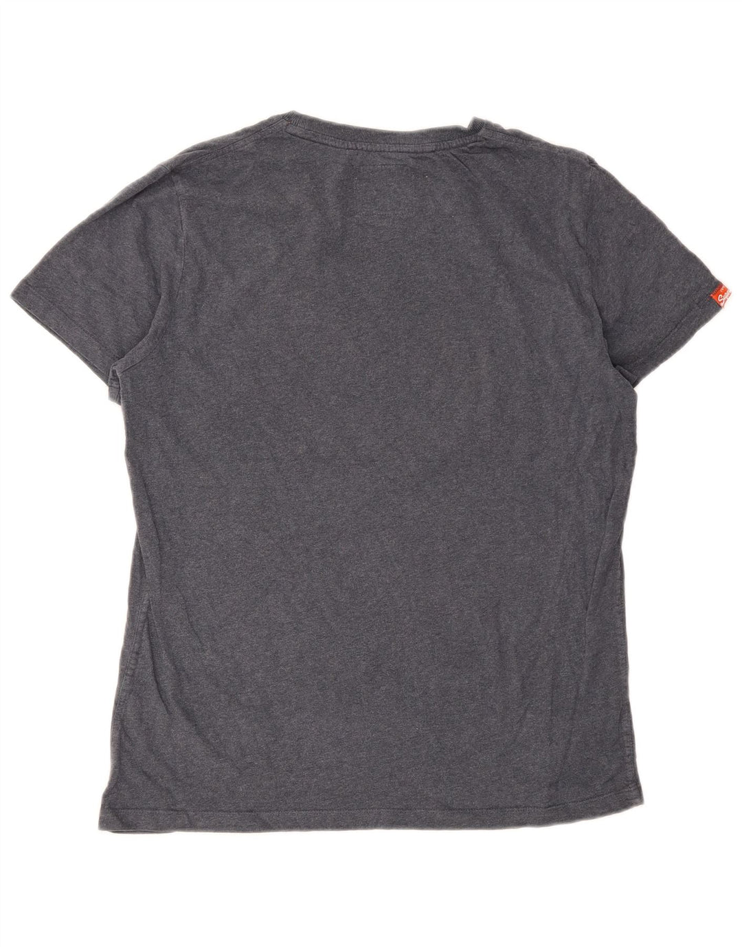 Camiseta gráfica masculina Superdry Top XL algodão cinza