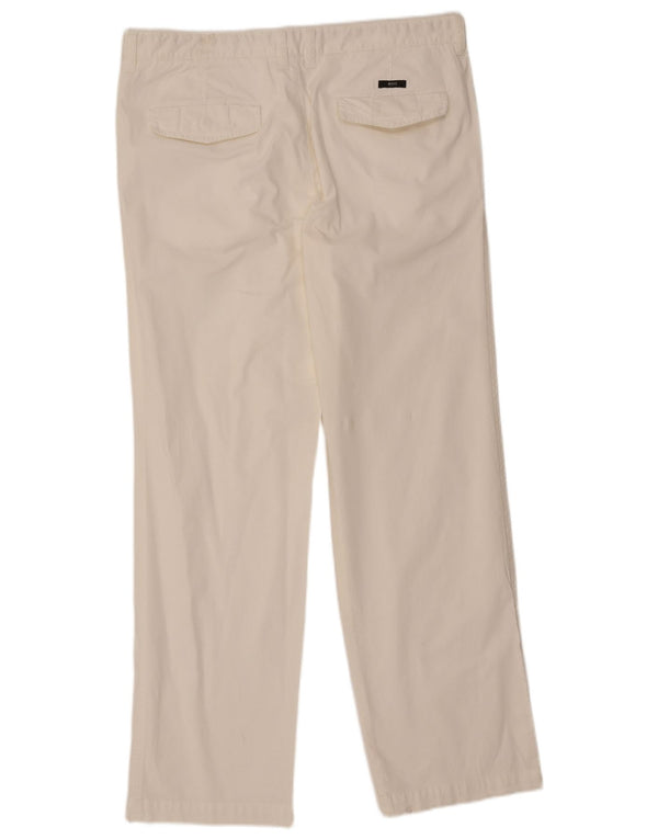 Calça Chino Masculina Hugo Boss IT 52 XL W38 L33 Algodão Branco