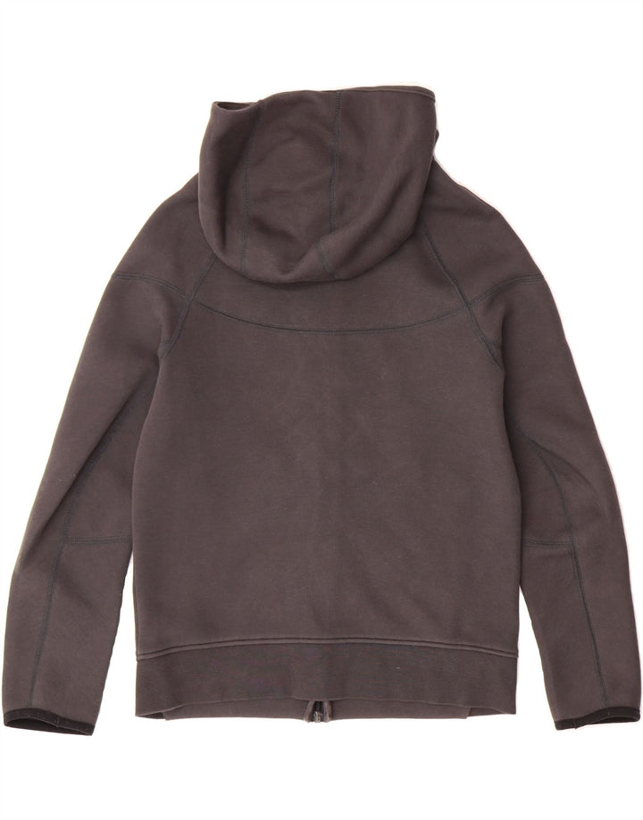 NIKE Boys Zip Hoodie Sweater 12-13 Years Large  Grey Cotton Vintage Nike and Second-Hand Nike from Messina Hembry 