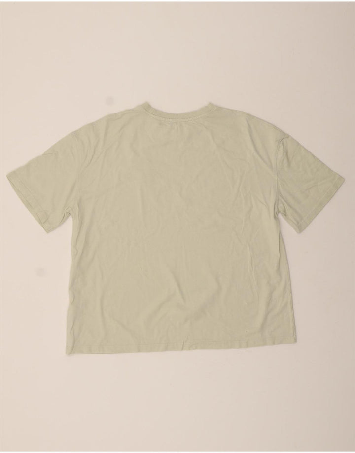 ZARA Mens T-Shirt Top Large Green Cotton Vintage Zara and Second-Hand Zara from Messina Hembry 