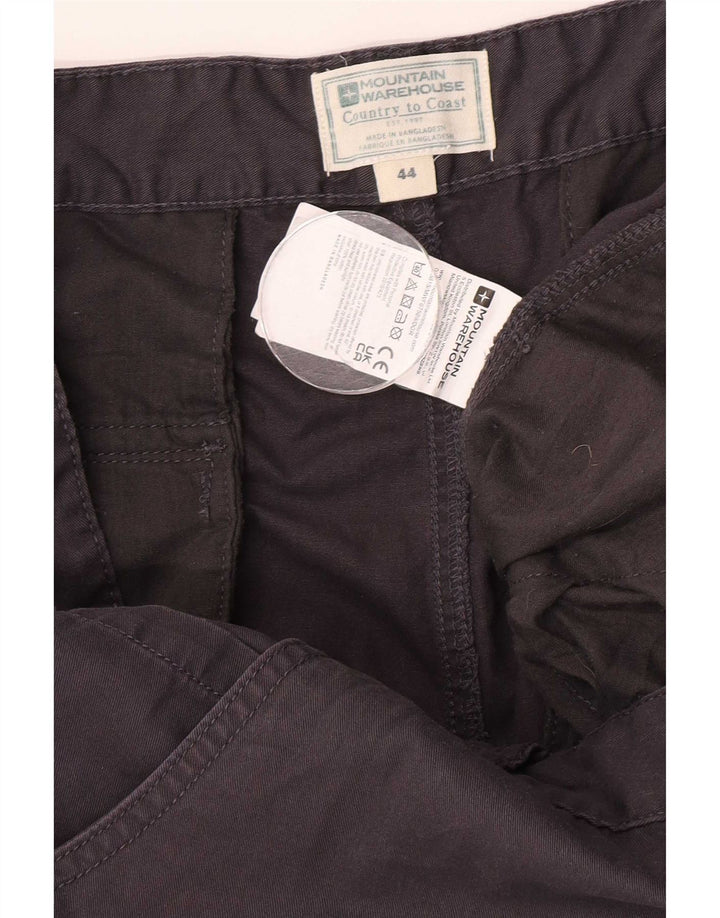 Shorts cargo masculino Mountain Warehouse W44 2XL algodão cinza