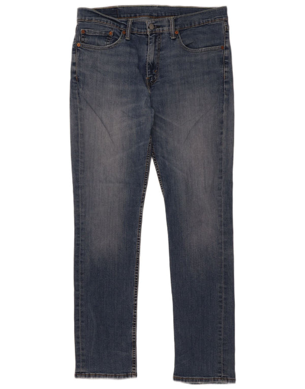 Levi's Mens 511 Slim Jeans W34 L34 Blue Cotton