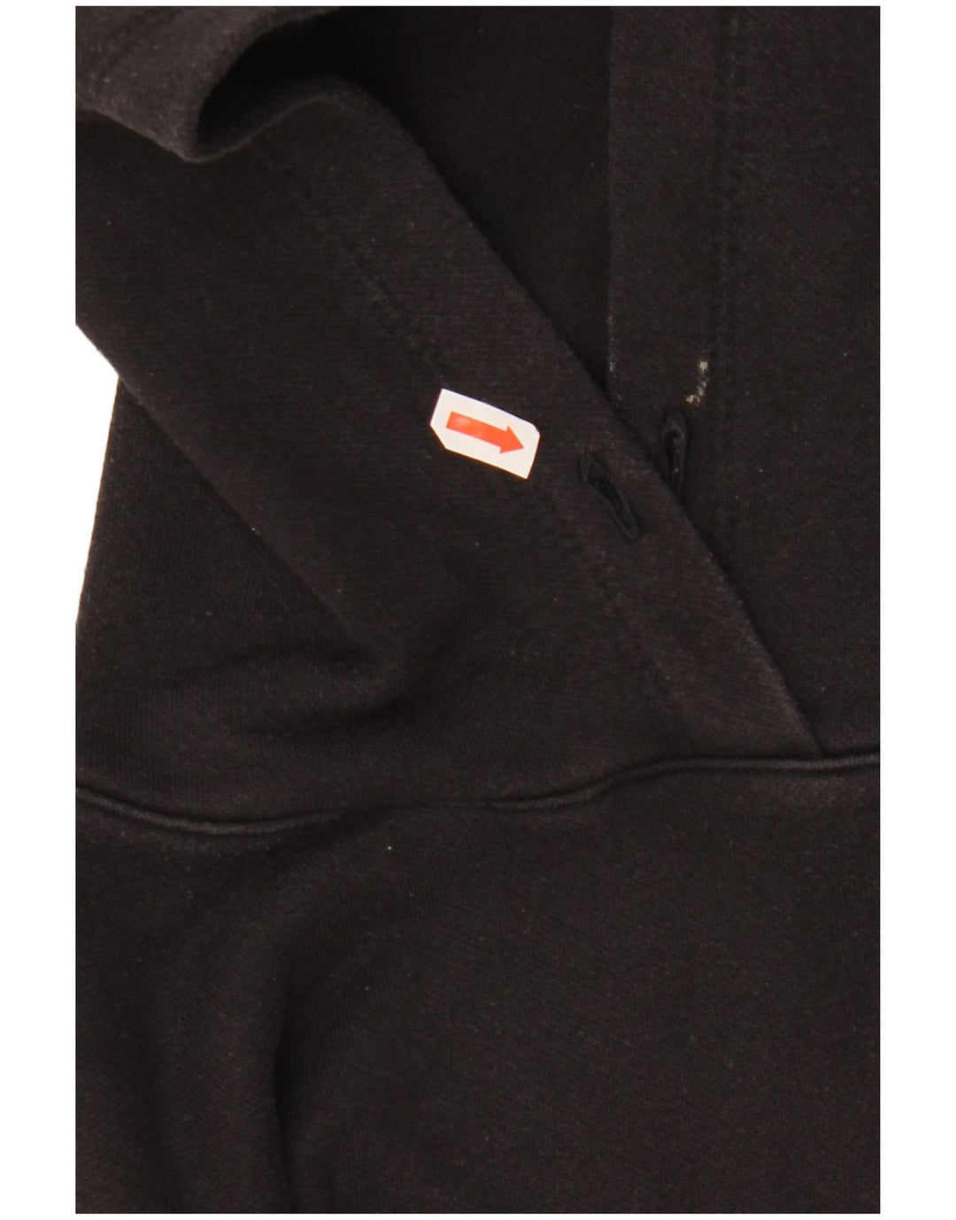 CHAMPION Suéter feminino com capuz oversized UK 6 XS algodão preto