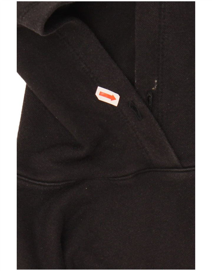 CHAMPION Suéter feminino com capuz oversized UK 6 XS algodão preto