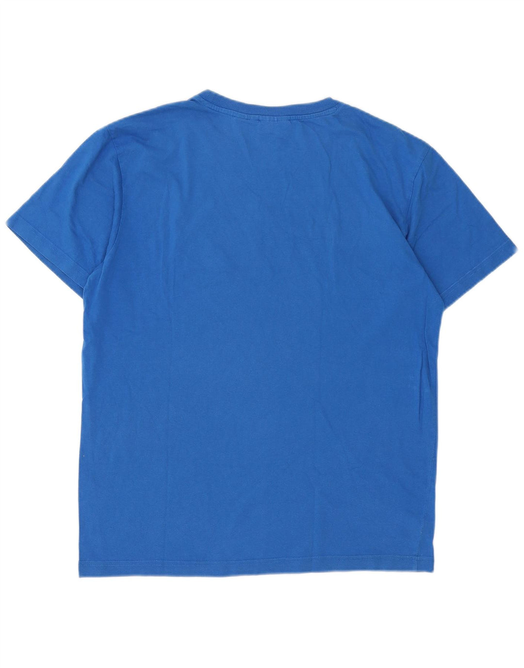 Fila Mens Graphic T-Shirt Top Grande Algodão Azul