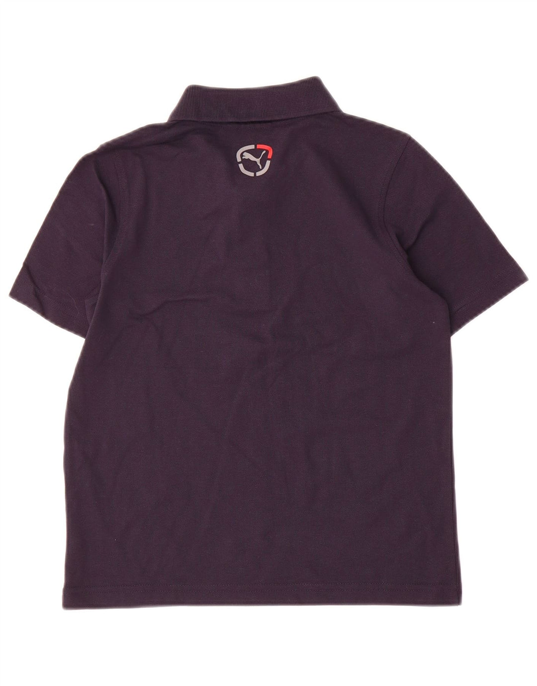 Pólo Puma Menino 9-10 Anos Azul Marinho Algodão