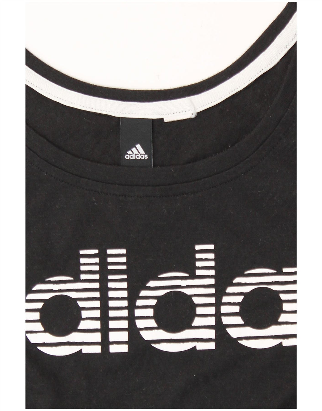 Camiseta Adidas Feminina Gráfica Top UK 12 Médio Preto