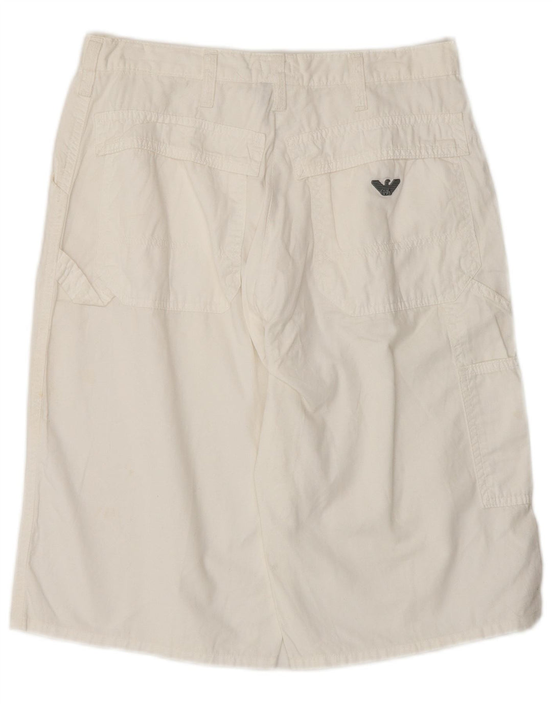 Shorts Cargo Feminino Armani IT 44 Médio W28 Branco