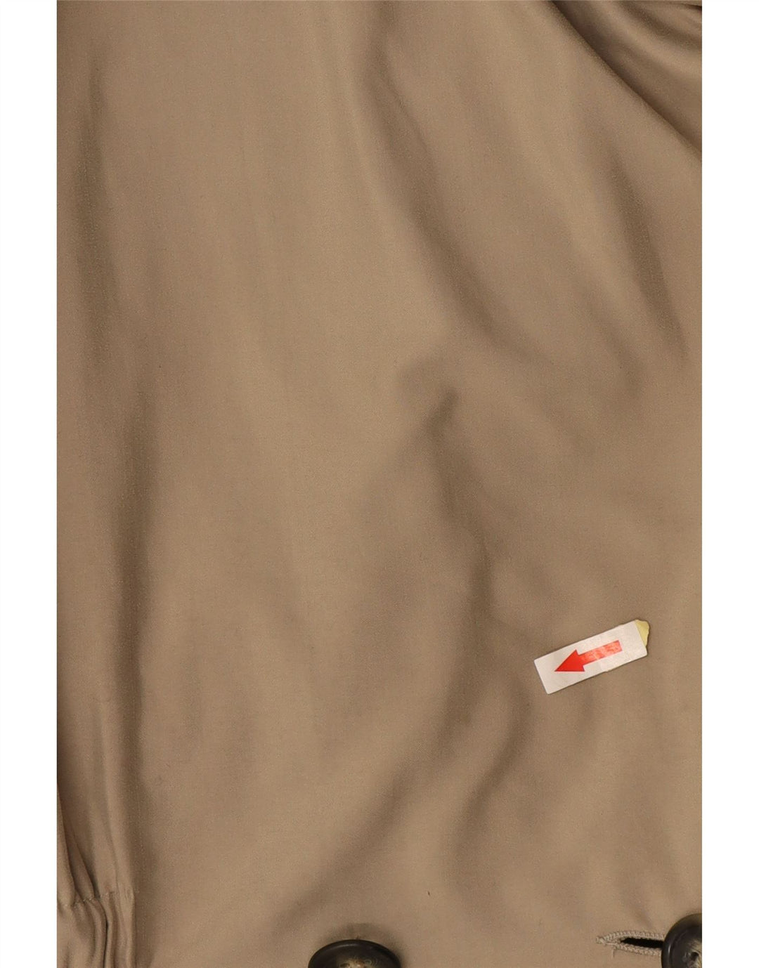Sobretudo feminino vintage UK 16 grande bege