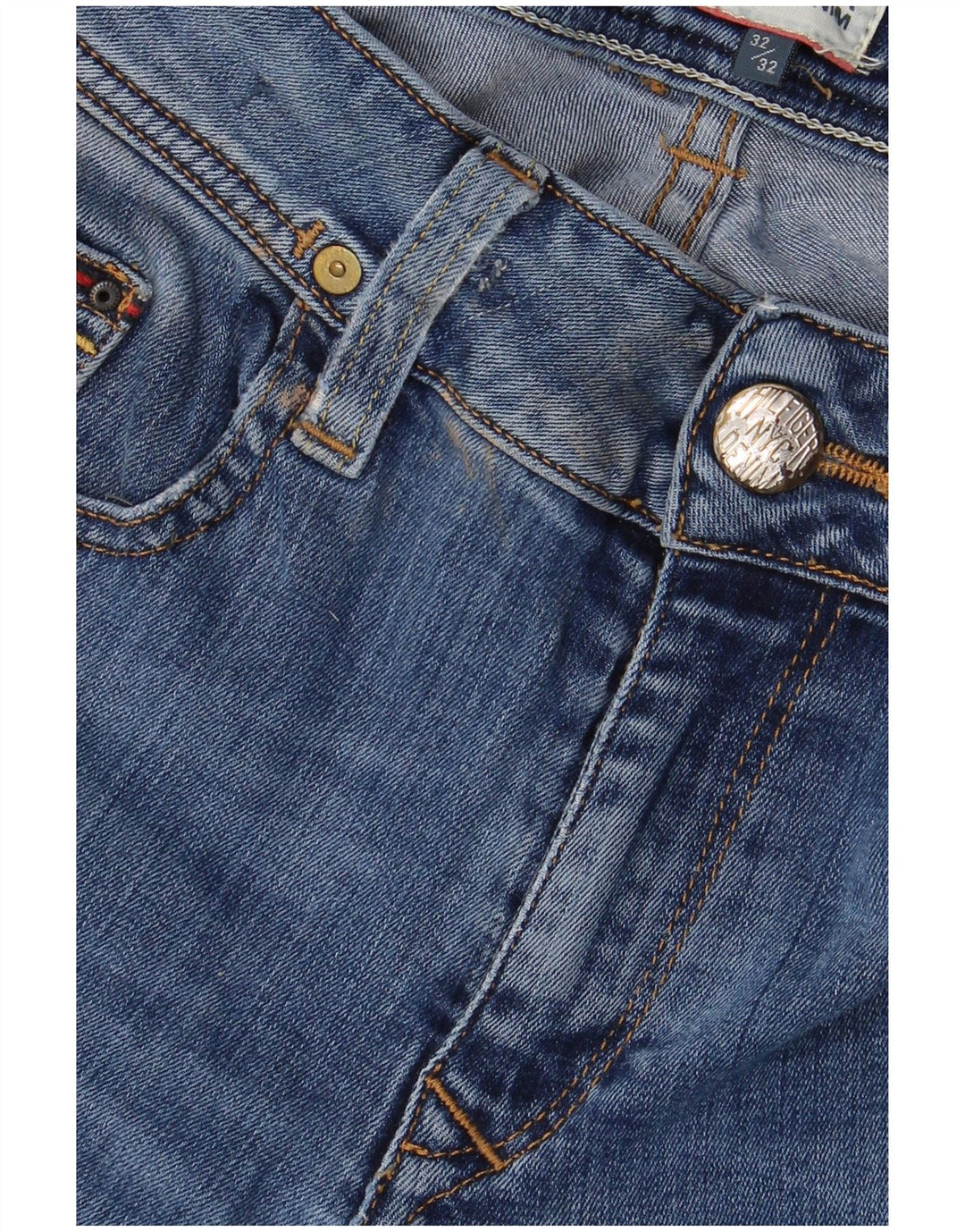 Jeans feminino Tommy Hilfiger Bootcut W32 L32 azul