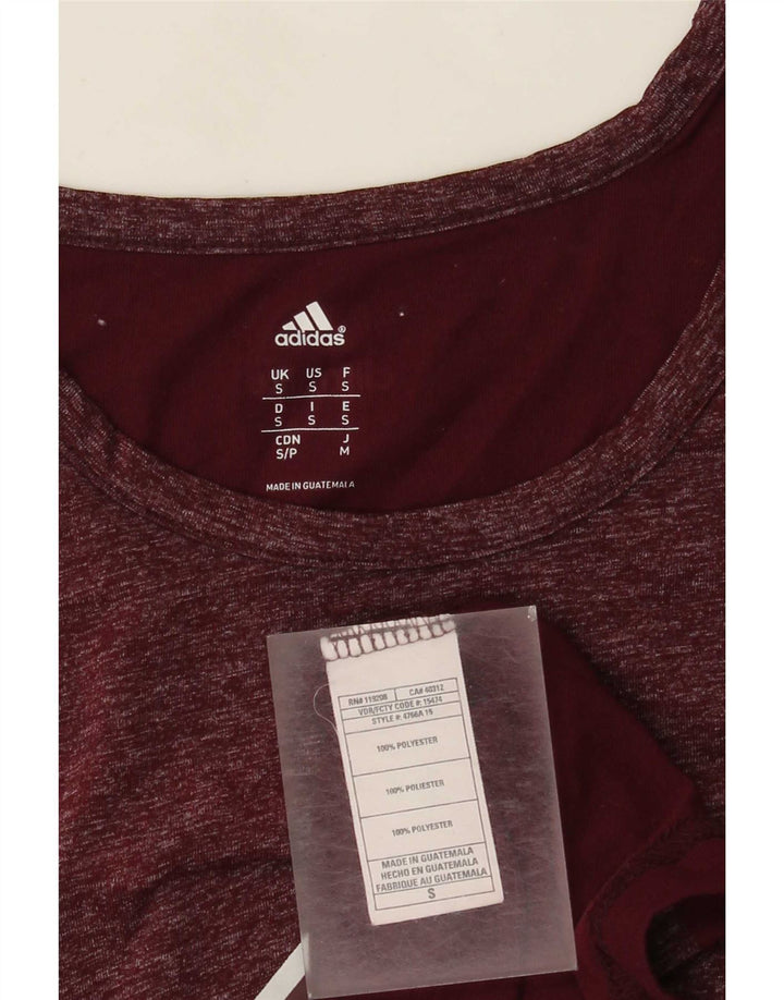 Adidas Mens Colorado Rapids Graphic Vest Top Pequeno Poliéster Borgonha