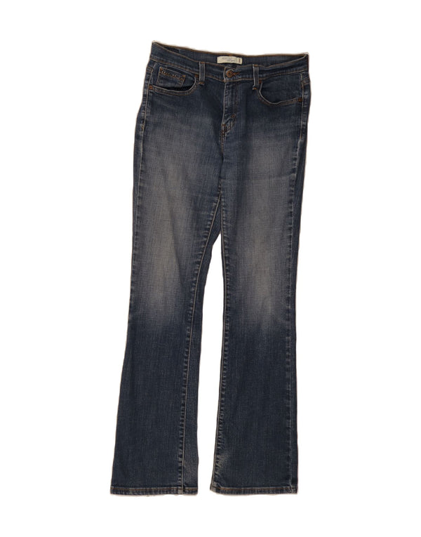 Levi's feminino 515 bootcut jeans US 8 médio W29 L33 algodão azul marinho