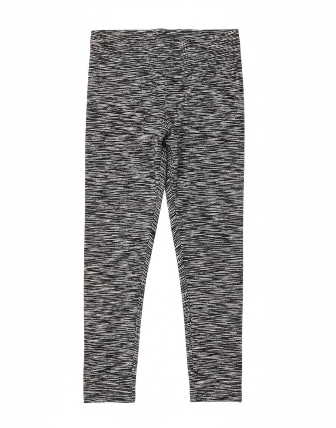 Calça legging feminina CALVIN KLEIN UK 12 listrada cinza médio