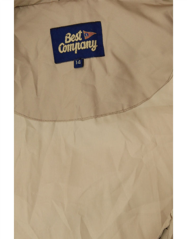 Casaco acolchoado feminino BEST COMPANY UK 14 grande bege