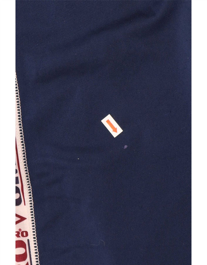 Calça de treino masculina Umbro com estampa gráfica pequena azul marinho em poliéster