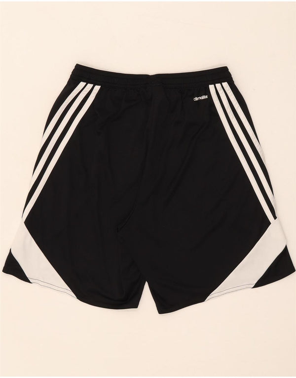 Adidas Mens Climalite Sport Shorts Pequeno Poliéster Colorblock Preto