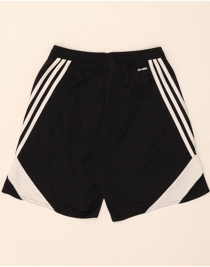 Adidas Mens Climalite Sport Shorts Pequeno Poliéster Colorblock Preto