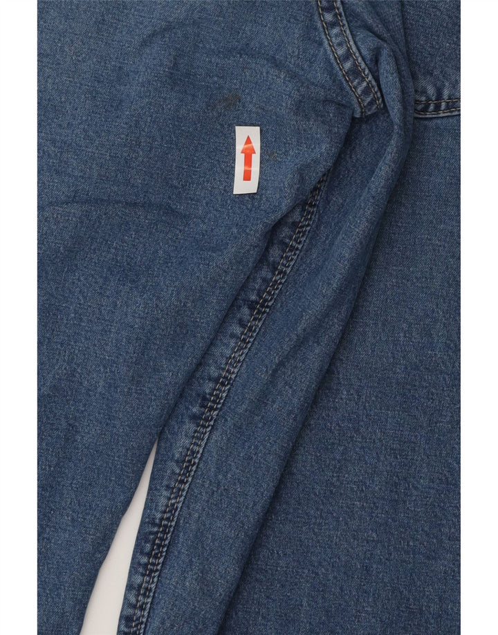 Hugo Boss Jeans Slim Feminino W33 L34 Azul Algodão