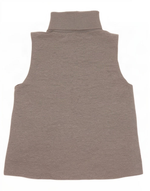 Zara Womens Vest Tank Top UK 16 Grande Cinza