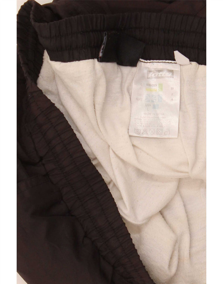 Lotto Mens Sport Shorts UK 40/42 Grande Poliéster Preto