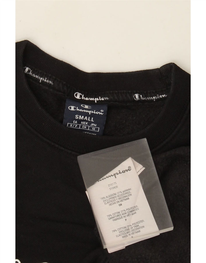 Champion moletom gráfico masculino jumper pequeno algodão preto
