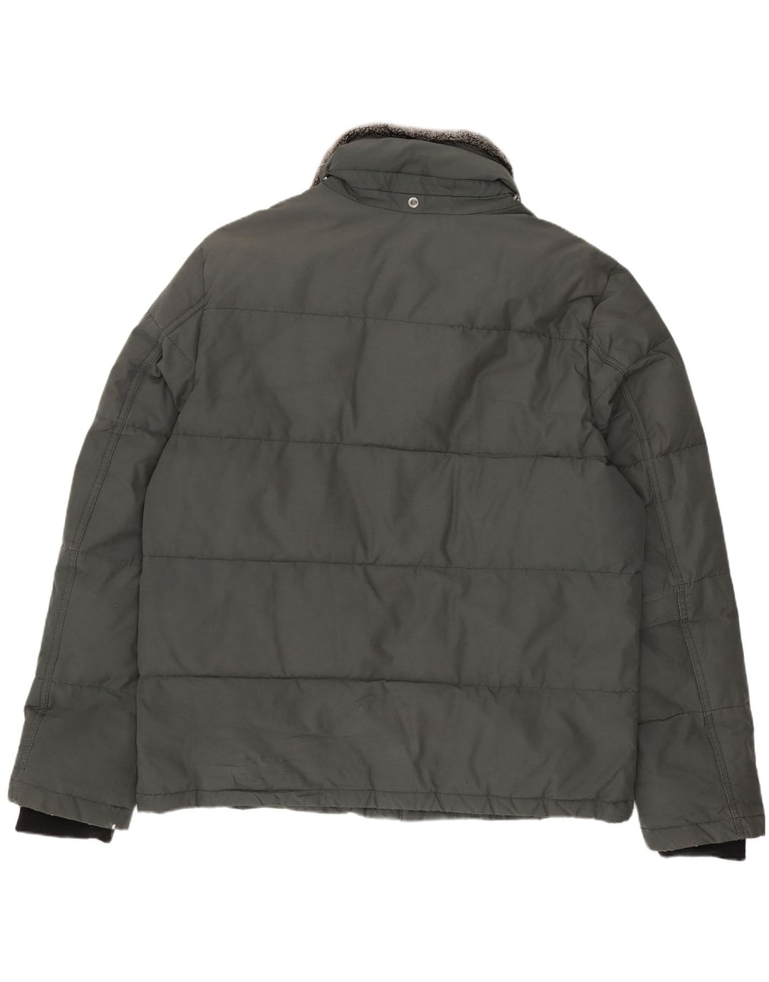 Jaqueta acolchoada masculina Tommy Hilfiger UK 42 XL poliamida verde