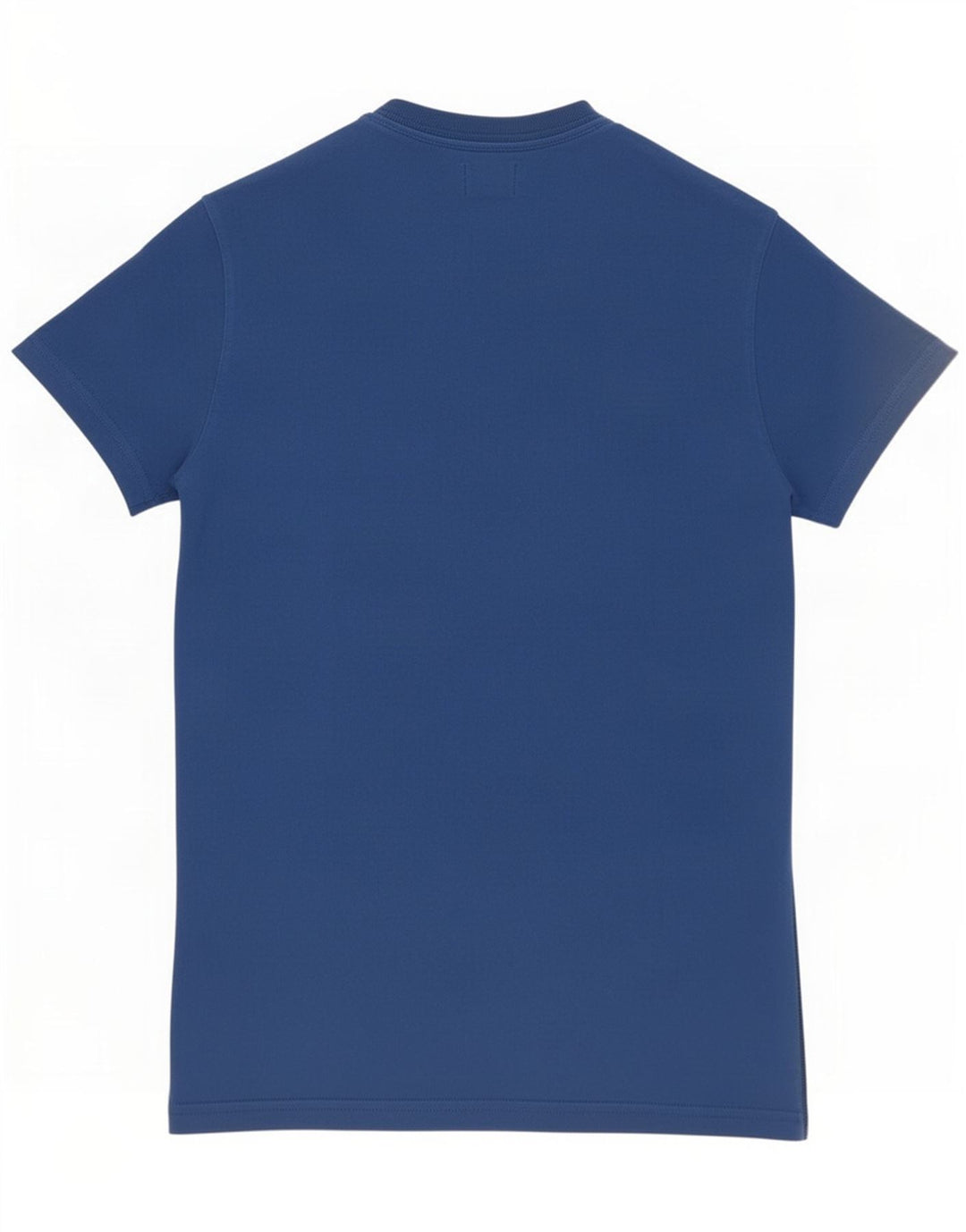Camiseta masculina Replay com estampa gráfica pequena de algodão azul