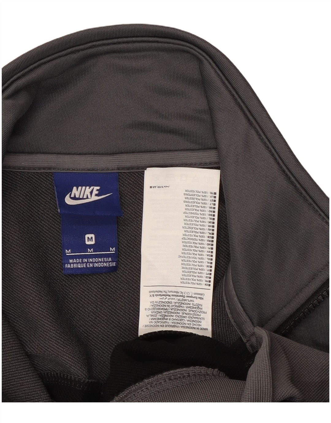 Nike Mens Treino Top Jaqueta Médio Preto Colorblock Poliéster