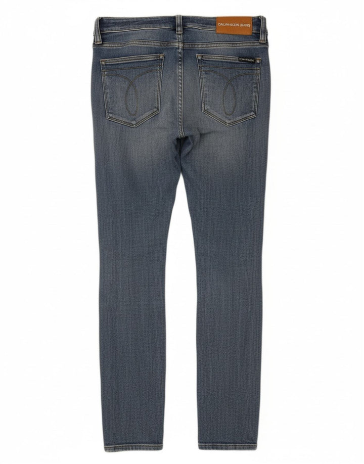 Calça jeans feminina CALVIN KLEIN W26 L30 azul algodão