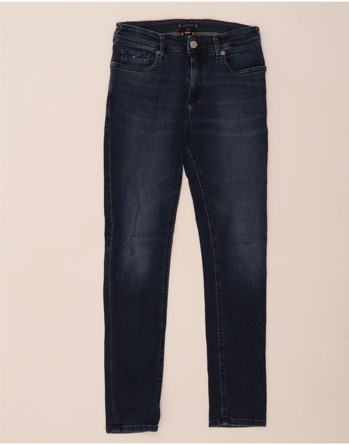 Tommy Hilfiger Meninos Jeans Slim 13-14 Anos Azul Marinho Algodão