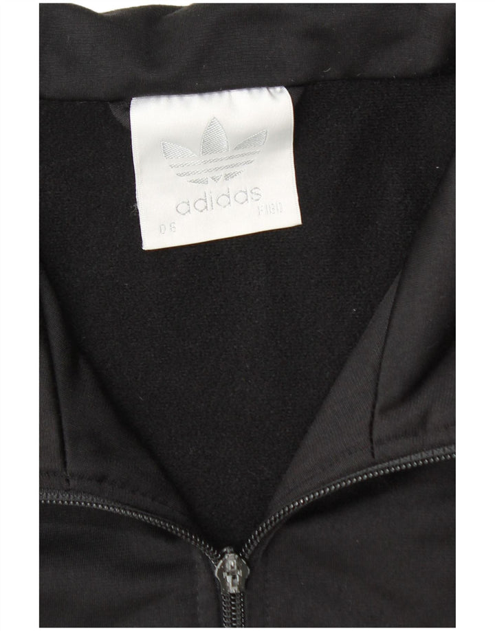 Adidas Mens Tracksuit Top Jacket UK 40/42 Médio Preto
