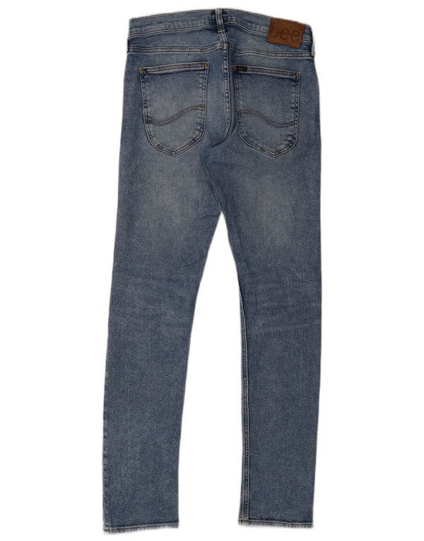 Lee Mens Luke Slim Jeans W31 L30 Azul Algodão