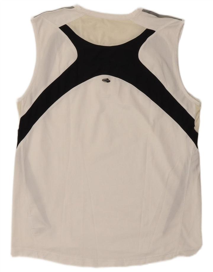 Adidas Mens Clima 365 Vest Top XL Branco Colourblock Poliéster