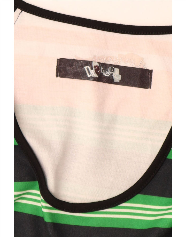 DESIGUAL Vestido feminino com camiseta gráfica UK 12 Borboleta média multicolorida