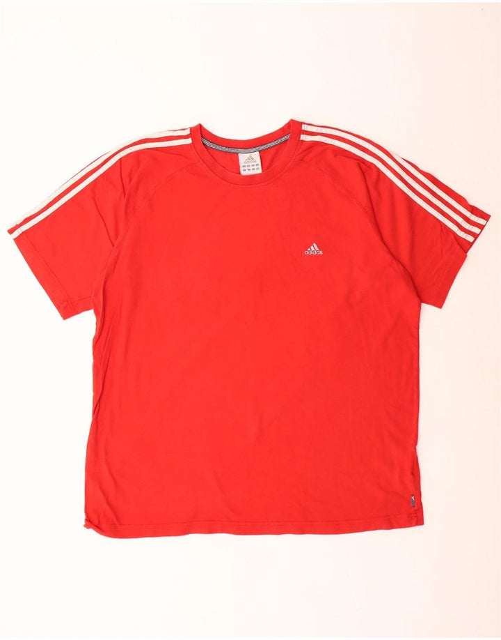 Camiseta masculina Adidas Top 2XL algodão vermelho