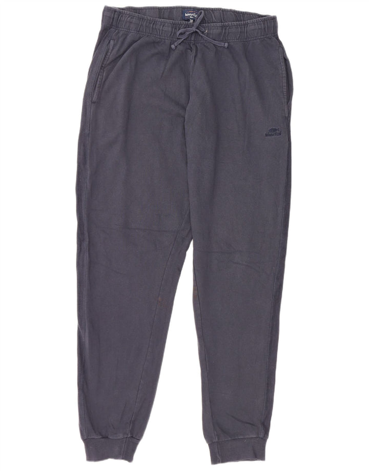 WEIRD FISH Calça de treino masculina Joggers XL azul marinho algodão