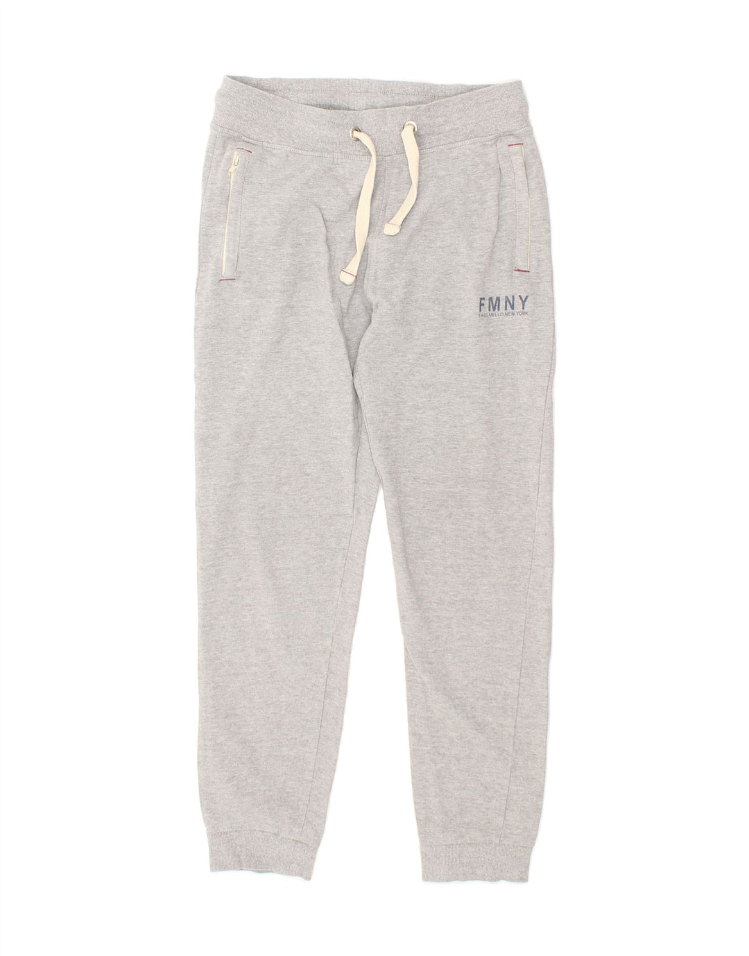 FRED MELLO Mens Tracksuit Trousers Joggers Medium  Grey Cotton Vintage Fred Mello and Second-Hand Fred Mello from Messina Hembry 