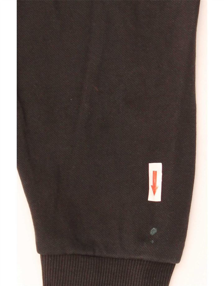 Puma Mens Graphic Moletom Jumper Médio Algodão Preto