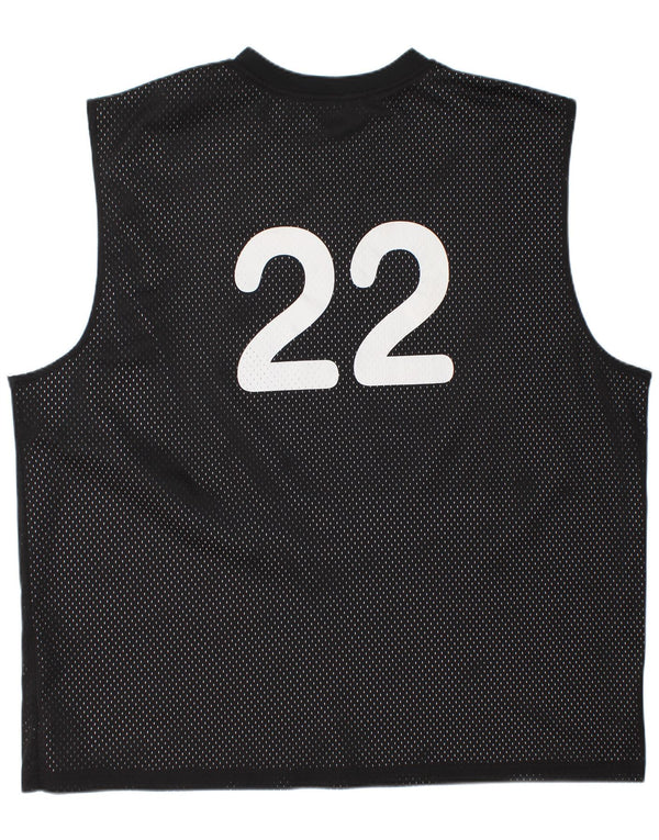 And1 Colete gráfico masculino Top 3XL poliéster preto