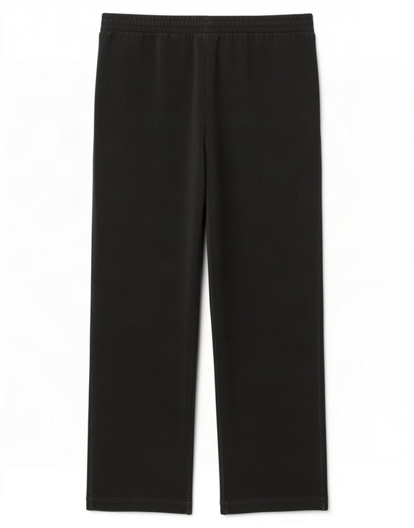 Calça de treino feminina Puma com perna larga Reino Unido 16 grande algodão cinza