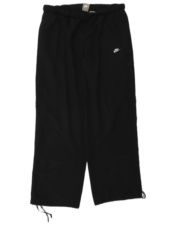 Calça de treino feminina Nike UK 14/16 grande W34 L30 poliéster preto