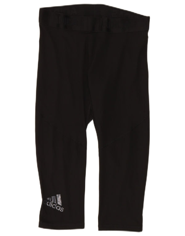 Adidas Womens Climacool Graphic Capri Leggings UK 18 XL Preto