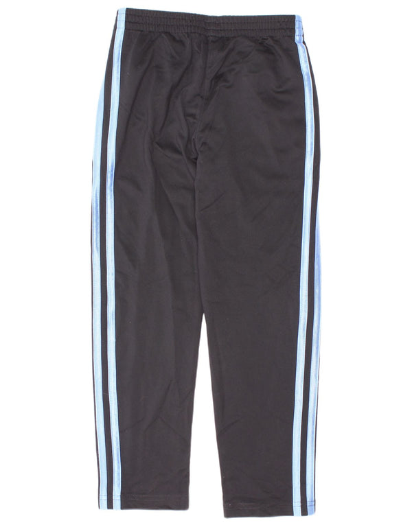 Calças de treino Adidas meninos 5-6 anos preto poliéster