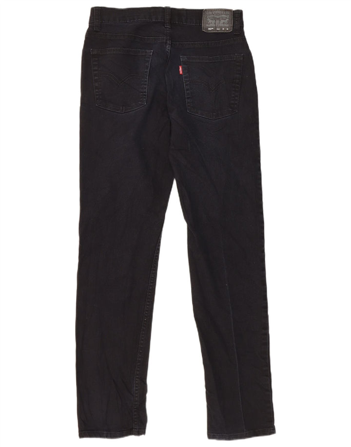 Jeans feminino Levi's 502 Regular Tapered W28 L30 azul marinho algodão