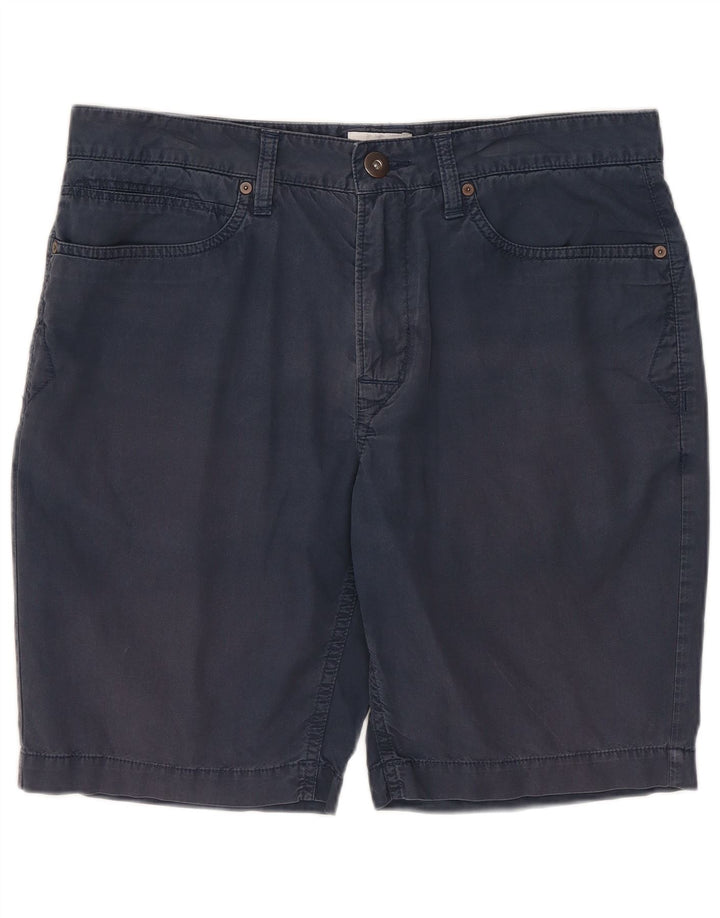 Shorts casuais masculinos Timberland W32 médio algodão azul marinho