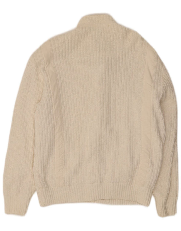 Suéter cardigã masculino Navigare IT 50/52 médio branco